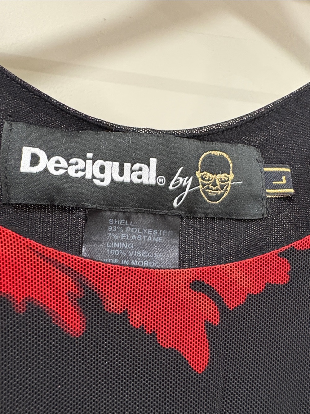 Desigual Christian Lacroix Gemma Sleeveless Floral Mini Dress, Size L - Picture 10 of 13